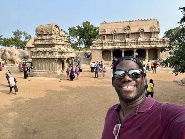 Mamallapuram in Tami Nadu, India